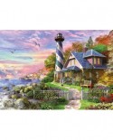 Puzzle Educa - Lighthouse at Rock Bay, 1000 piese, include lipici puzzle (17740)