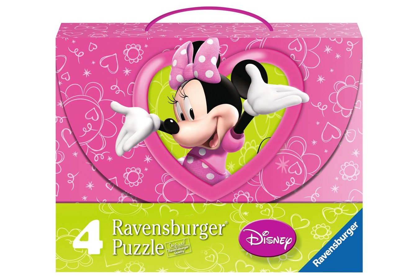Puzzle Ravensburger - Minnie Mouse, 2x25 piese (07283)
