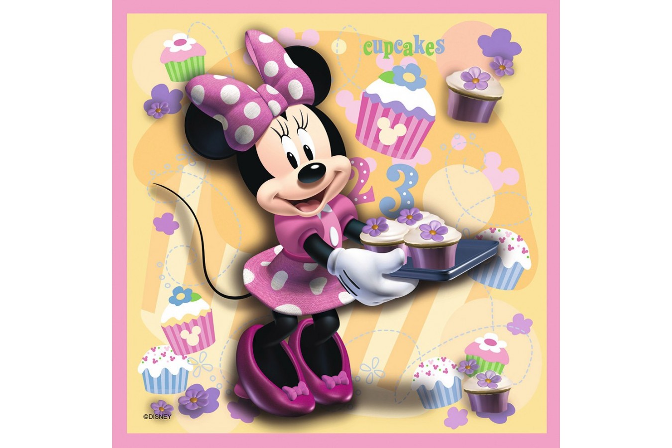 Puzzle Ravensburger - Minnie Mouse, 2x25 piese (07283)