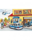 Puzzle Schmidt - Brigada de pompieri si politie, 3x24 piese, include 1 poster (56215)