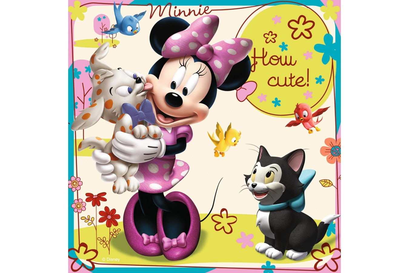 Puzzle Ravensburger - Minnie Mouse, 25/36/49 piese (07244)