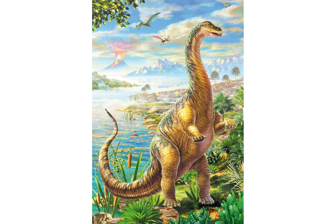 Puzzle Schmidt - Aventurile dinozaurilor, 3x48 piese, include 1 poster (56202)