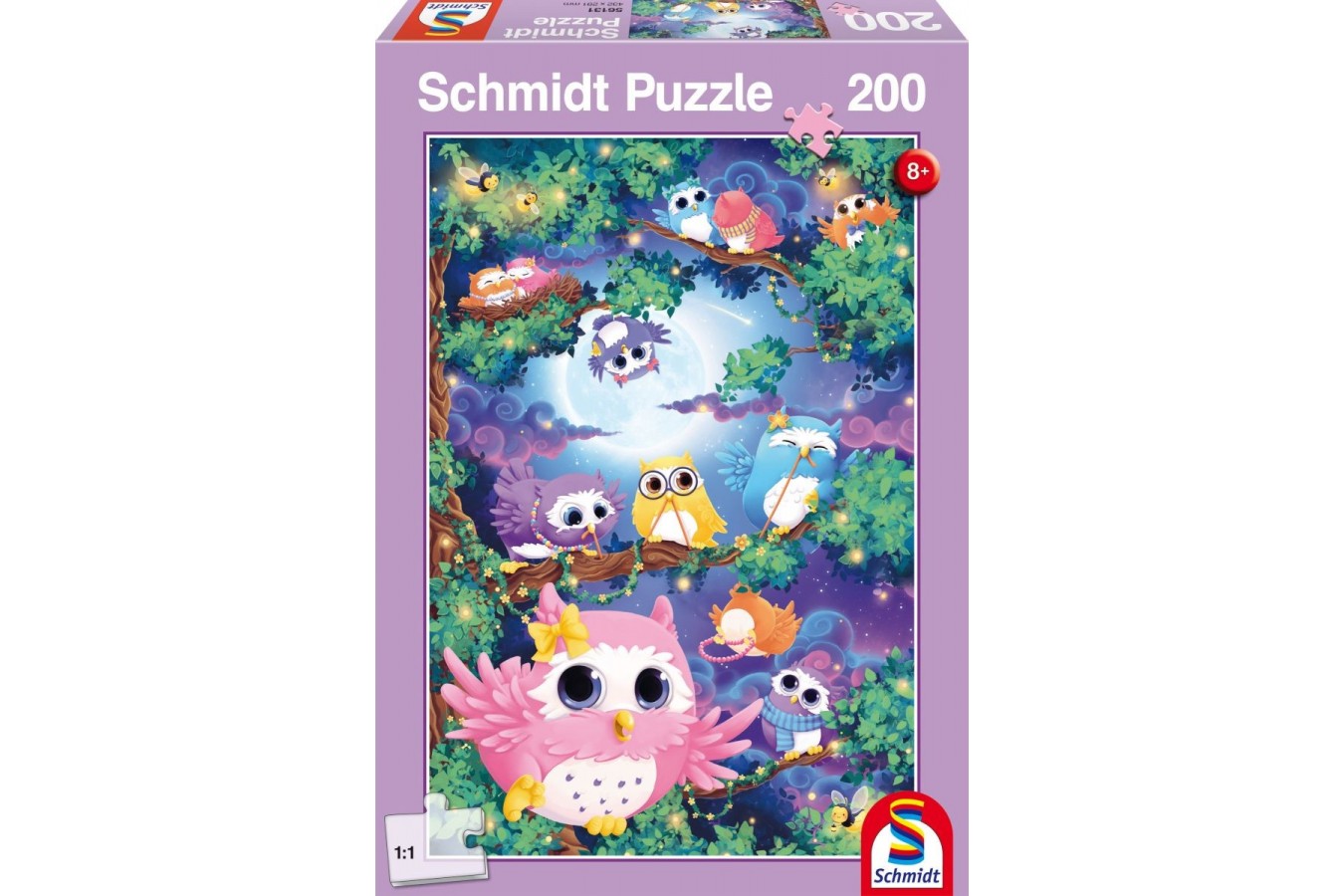 Puzzle Schmidt - In padurea bufnitelor, 200 piese (56131)