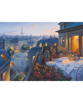 Puzzle Schmidt - Evgeny Lushpin: Seara romantica la Paris, 1000 piese (59562)