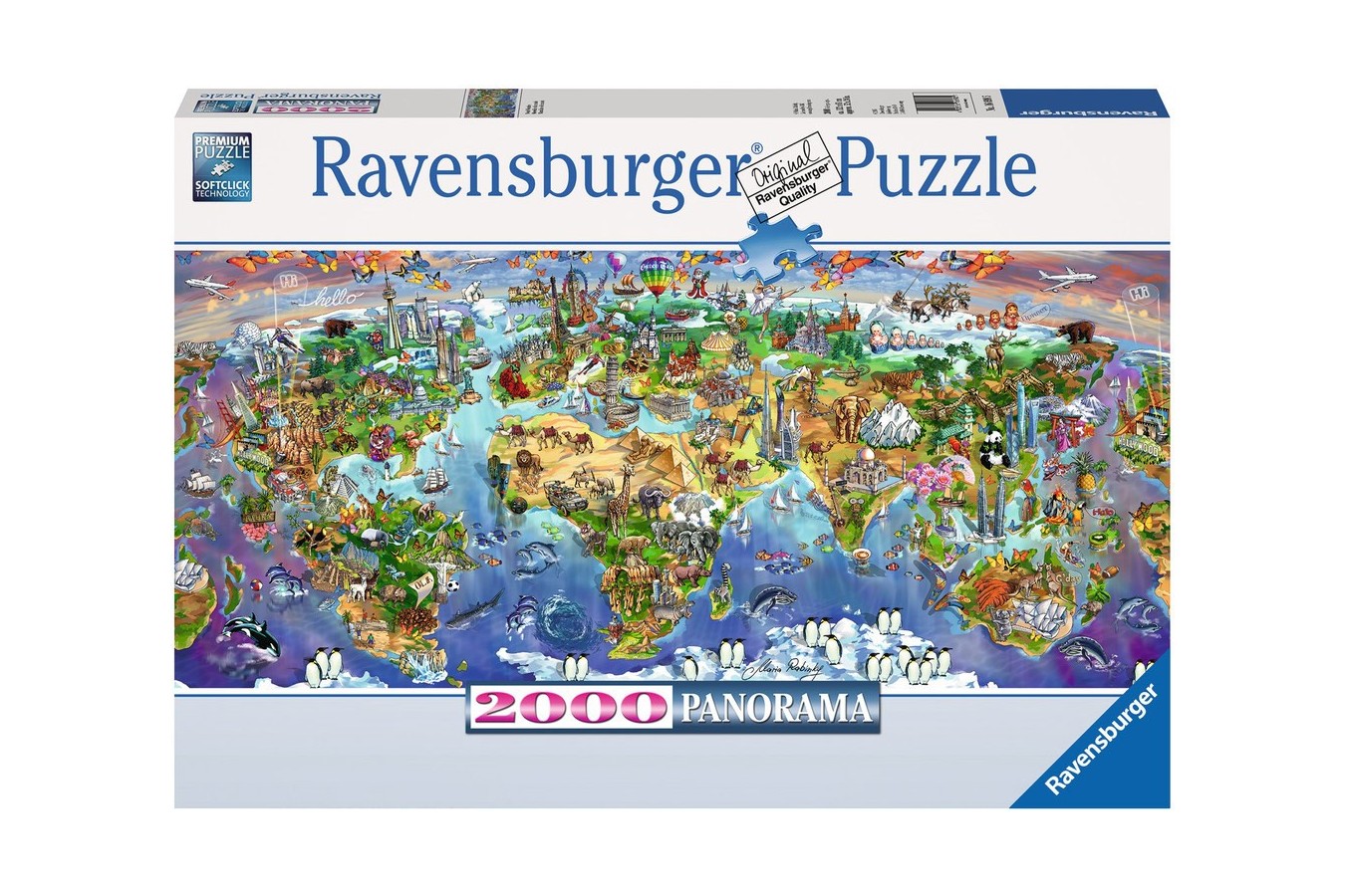 Puzzle Ravensburger - Minunile Lumii, 2000 piese (16698)