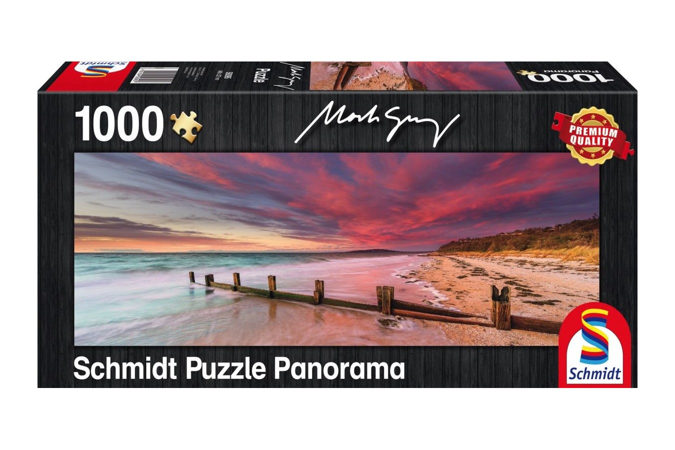 Puzzle panoramic Schmidt - Plaja McCrae, Mornington Peninsula, Victoria, Australia, 1000 piese (59395)