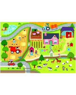 Puzzle de podea Trefl - The Farm, 12 piese (64907)