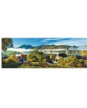 Puzzle panoramic Trefl - By the Schliersee lake, 1000 piese (55042)