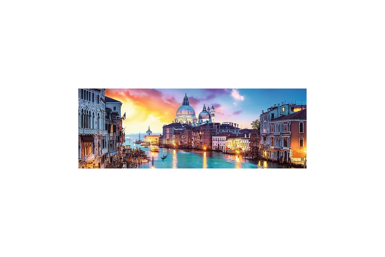 Puzzle panoramic Trefl - Canal Grande, Venice, 1000 piese (61524)
