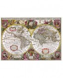 Puzzle Trefl - A New Land and Water Map of the Entire Earth, 1630, 2000 piese (64867)