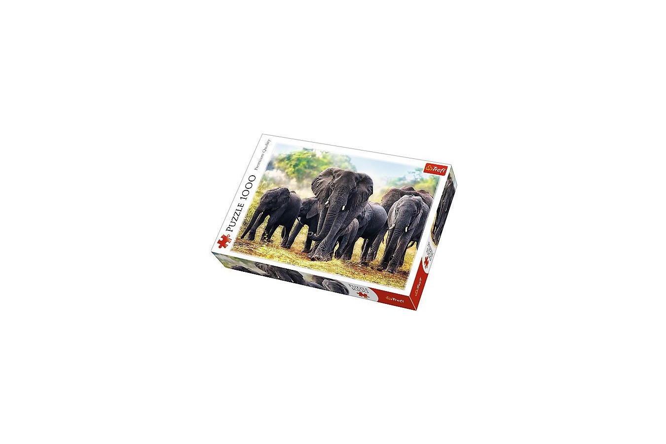 Puzzle Trefl - African Elephants, 1000 piese (58123)