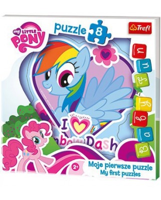 Puzzle Trefl - Baby Fun - My Little Pony, 8 piese (52111)