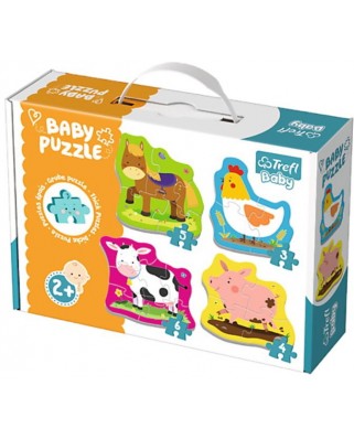 Puzzle Trefl - Baby Puzzles, 3/4/5/6 piese (64893)