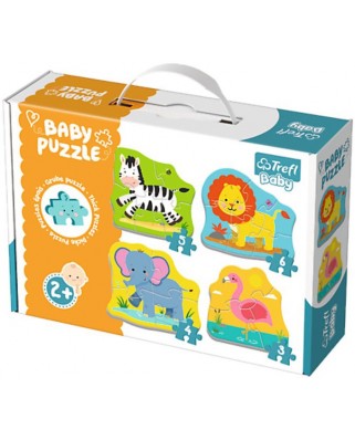 Puzzle Trefl - Baby Puzzles, 3/4/5/6 piese (64896)