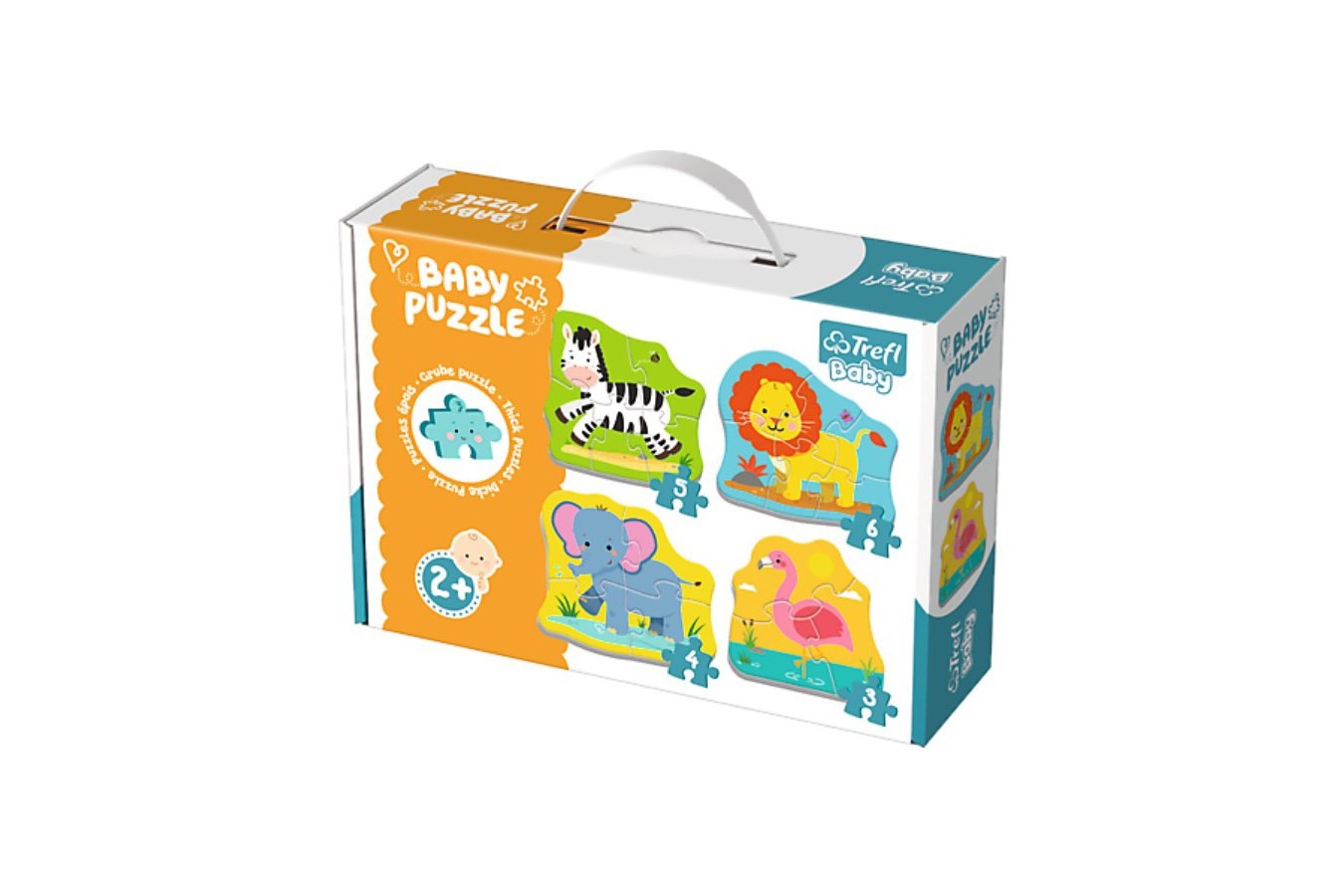 Puzzle Trefl - Baby Puzzles, 3/4/5/6 piese (64896)