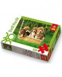Puzzle Trefl - Beagle puppies: a cute basket, 60 piese (40556)