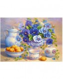 Puzzle Trefl - Blue Bouquet, 1000 piese (64817)