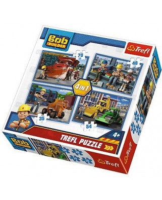 Puzzle Trefl - Bob The Builder, 35/48/54/70 piese (58169)