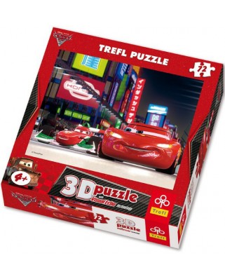 Puzzle Trefl - Cars, 72 piese cu efect 3D (40579)