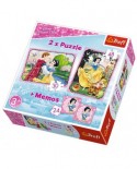 Puzzle Trefl - Disney Princess + Memo, 30/48 piese (61536)