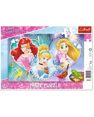 Puzzle Trefl - Disney Princess, 15 piese (64917)