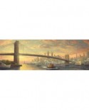 Puzzle panoramic Schmidt - Thomas Kinkade: Podul Brooklyn, New York, 1000 piese (59476)