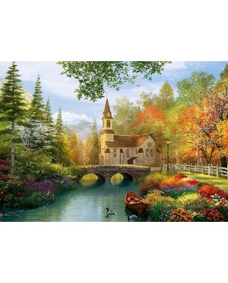 Puzzle Trefl - Dominic Davison: Autumn Church, 4000 piese (47097)