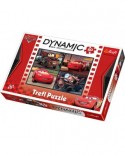 Puzzle Trefl - Dynamic : Cars, 50 piese cu efect 3D (40630)