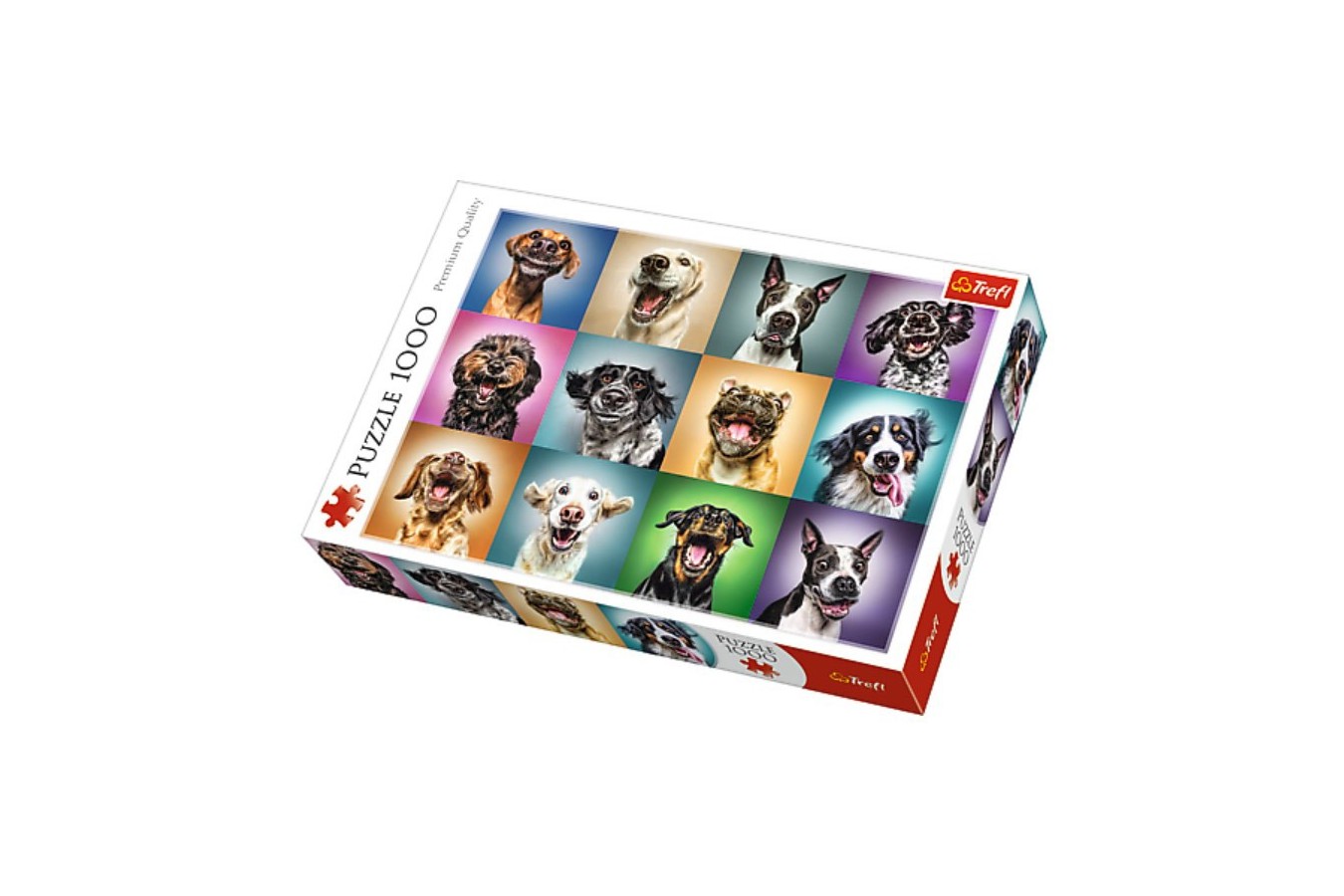 Puzzle Trefl - Funny Dog Portraits, 1000 piese (61514)