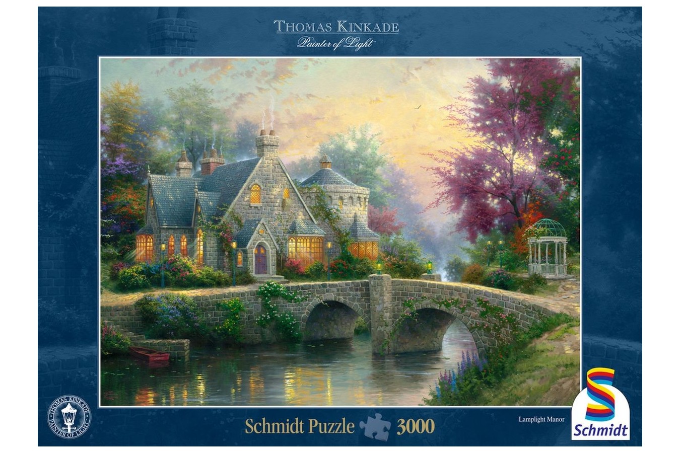Puzzle Schmidt - Thomas Kinkade: Lumina serii la conac, 3000 piese (57463)