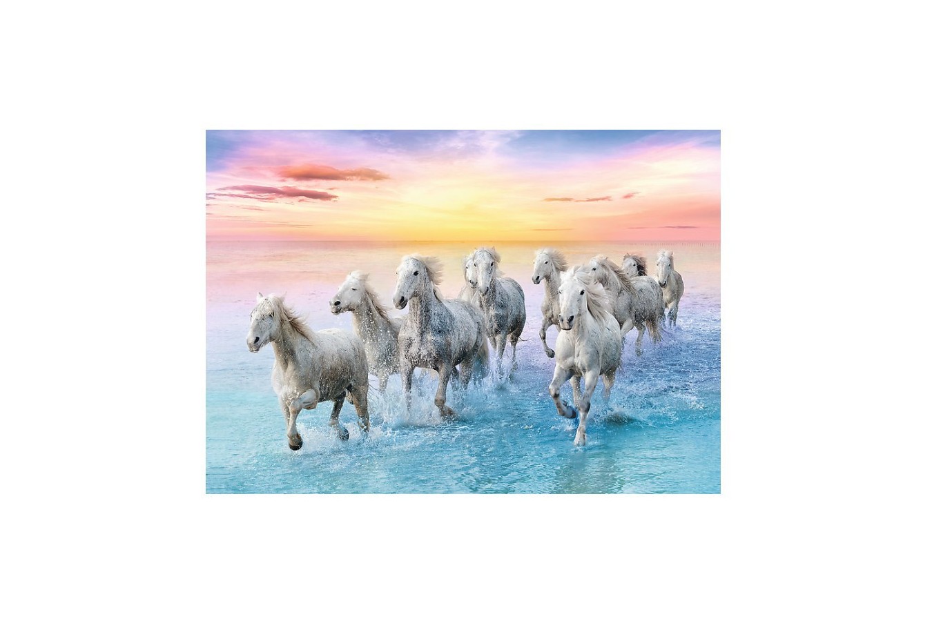 Puzzle Trefl - Galloping White Horses, 500 piese (61529)