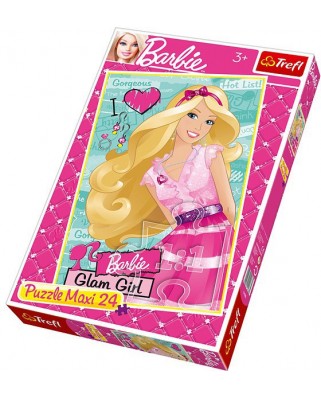 Puzzle Trefl - I love Barbie, 24 piese XXL (40659)