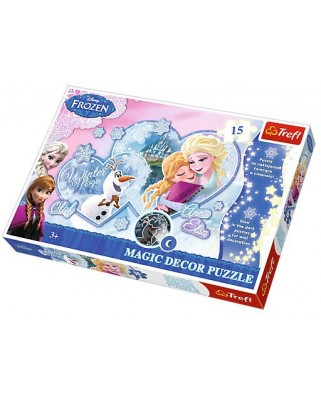Puzzle Trefl - Magic Decor - The Snow Queen, 15 piese (52081)