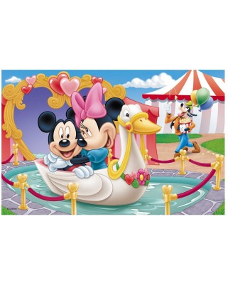 Puzzle Trefl - Mickey and Minnie love each other, 54 piese (41465)