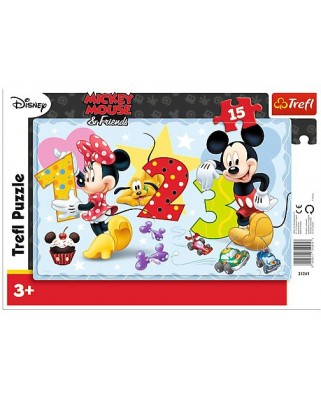 Puzzle Trefl - Mickey, 15 piese (55058)
