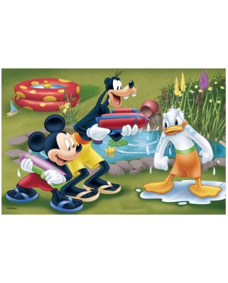 Puzzle Trefl - Mickey, Dingo and Donald are watered, 54 piese (41462)