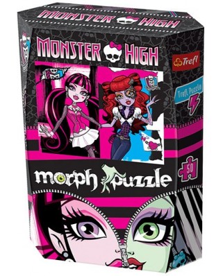 Puzzle Trefl - Morph Puzzle Monster High, 50 piese (40640)