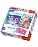 Puzzle Trefl - My Little Pony + Memo, 30/48 piese (61534)