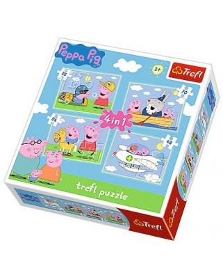 Puzzle Trefl - Peppa Pig, 35/48/54/70 piese (52101)