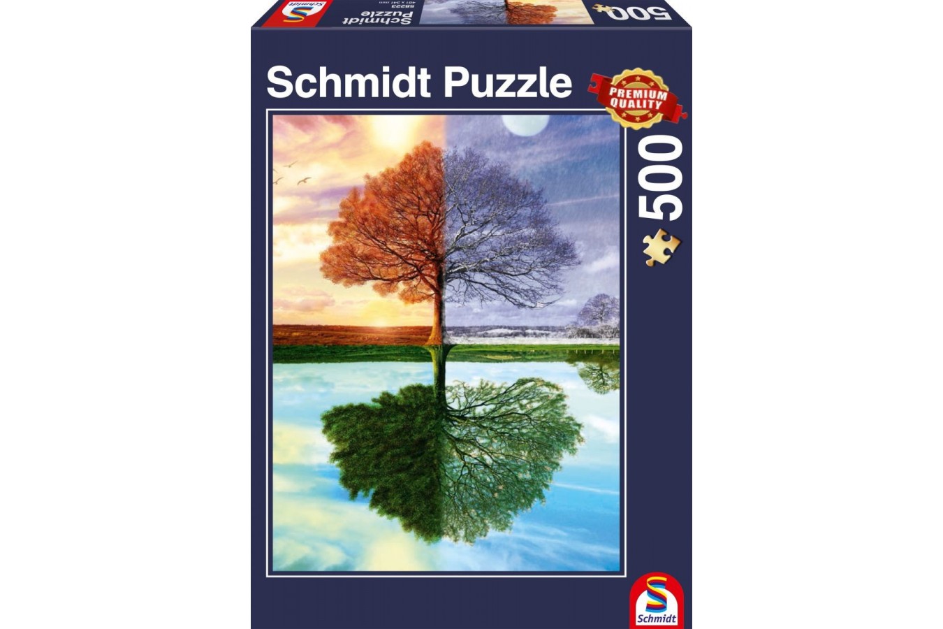 Puzzle Schmidt - Copacul anotimpurilor, 500 piese (58223)