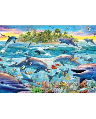 Puzzle Schmidt - Recif de delfini, 500 piese (58227)