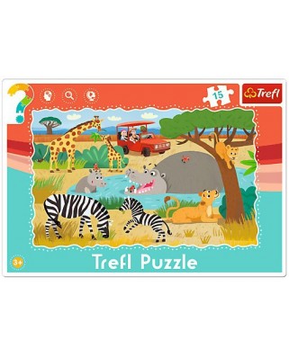 Puzzle Trefl - Safari, 15 piese (53234)