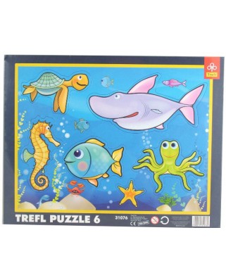 Puzzle Trefl - Small and large fish, 6 piese (40489)