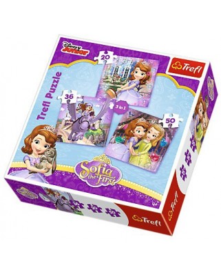 Puzzle Trefl - Sofia the First, 20/36/50 piese (52106)