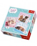 Puzzle Trefl - Sweet & Lovely, 20/36/50 piese (48949)