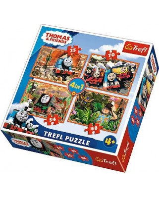 Puzzle Trefl - Thomas & Friends, 35/48/54/70 piese (64883)
