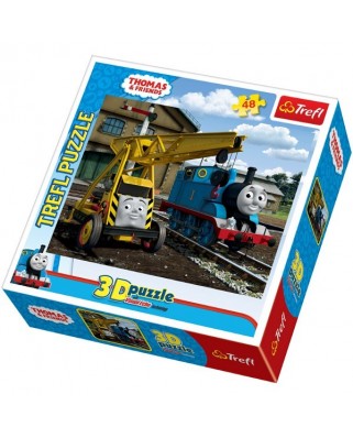 Puzzle Trefl - Thomas and his friends, 48 piese cu efect 3D (40844)