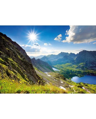 Puzzle Trefl - Valleys : The Tatras, Poland, Slovakia, 2000 piese (3906)