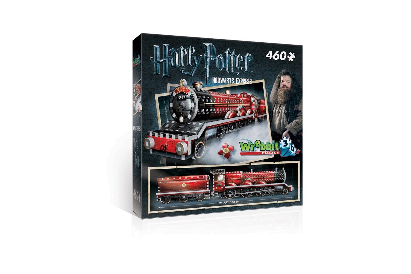 Puzzle 3D Wrebbit - Harry Potter - Hogwarts Express, 460 piese (55622)