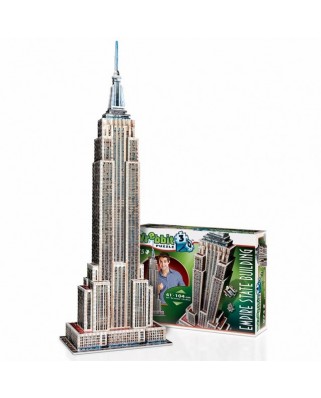 Puzzle 3D Wrebbit - New York : Empire State Building, 975 piese (12834)